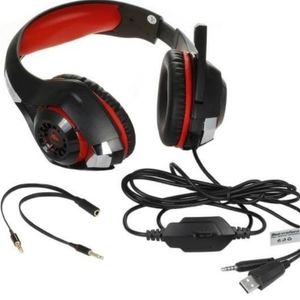 Beexcellent Gaming Headset For Ps4 Pc Xbox One Red